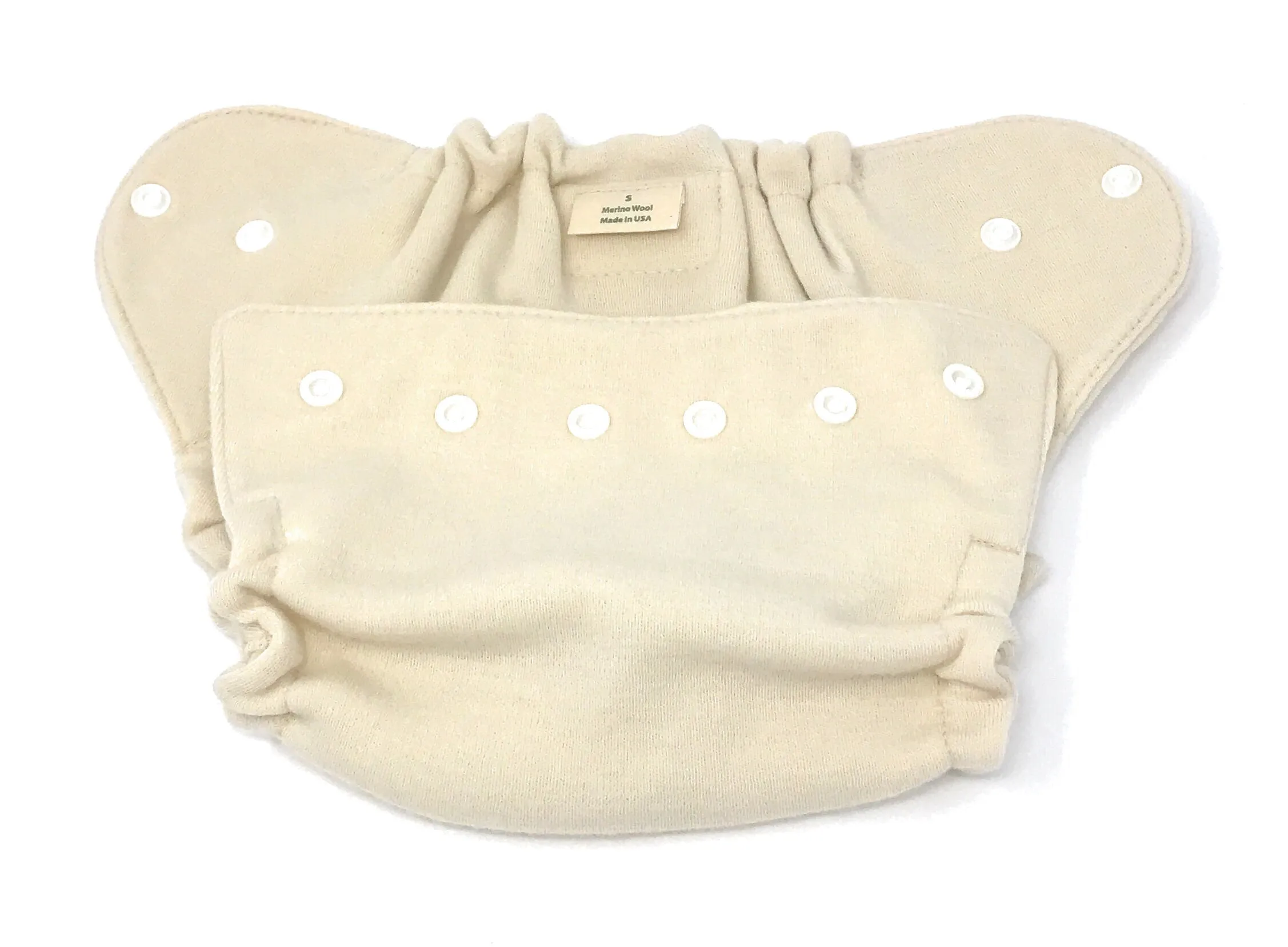 Babee Greens Natural Wool Snap (Wrap) Diaper Cover