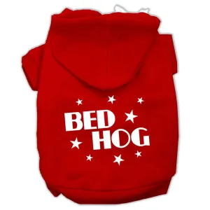 Bed Hog Screen Printed Pet Hoodies Red Size XXXL (20)