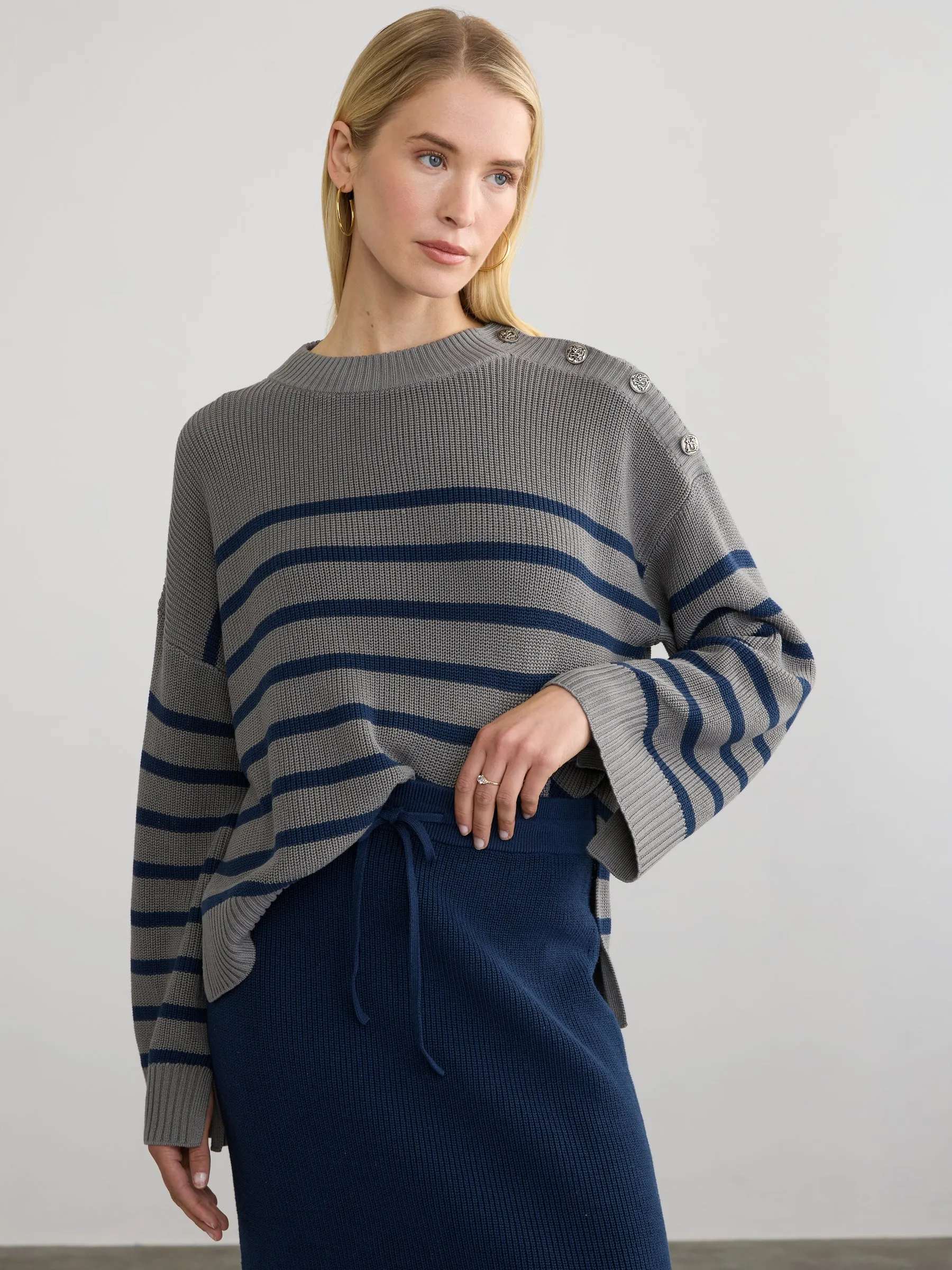 BRETON COTTON PULLOVER