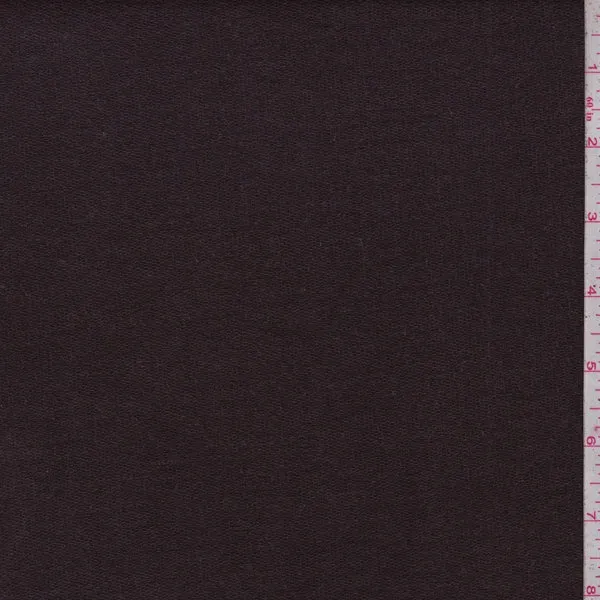 Brown Micro French Terry Knit Fabric