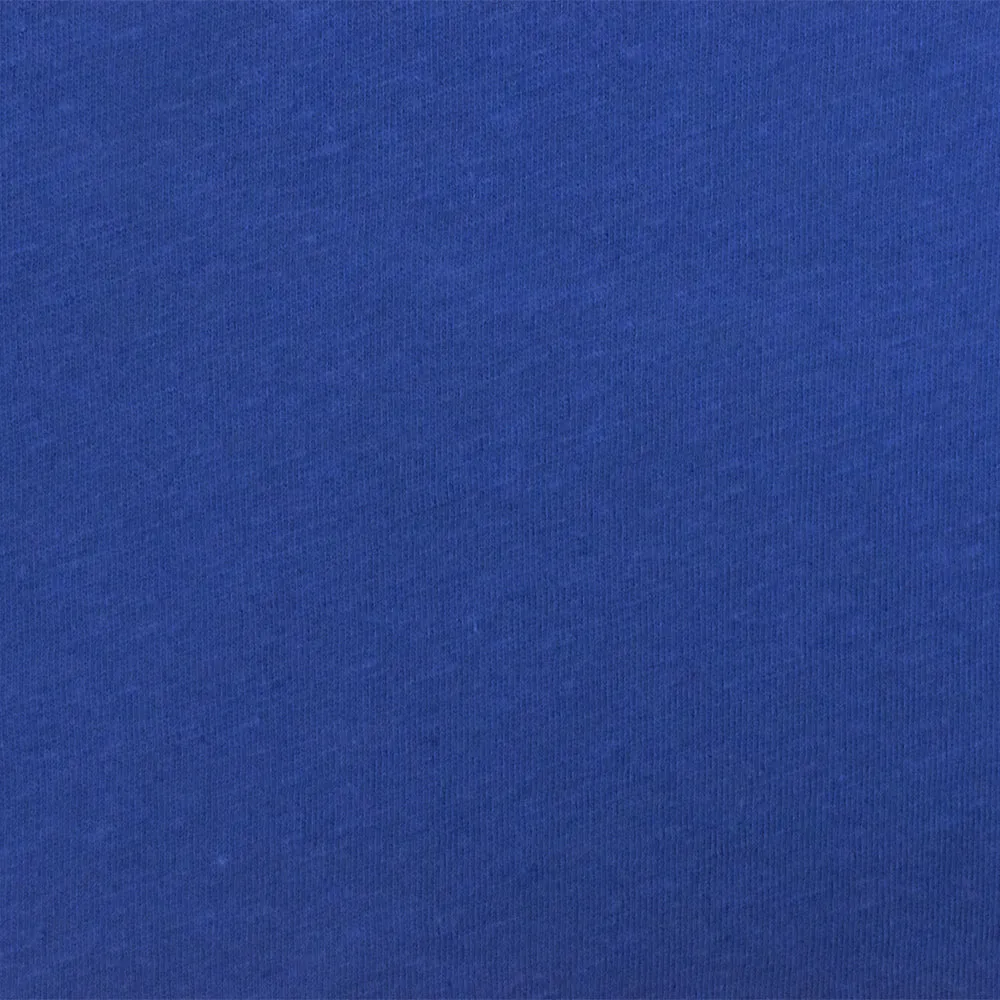 Captain Blue Slub Stretch Jersey Knit Fabric