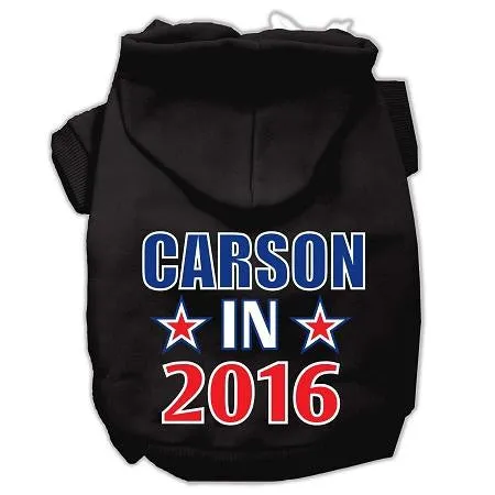 Carson in 2016 Election Screenprint Pet Hoodies Black Size XXL (18)