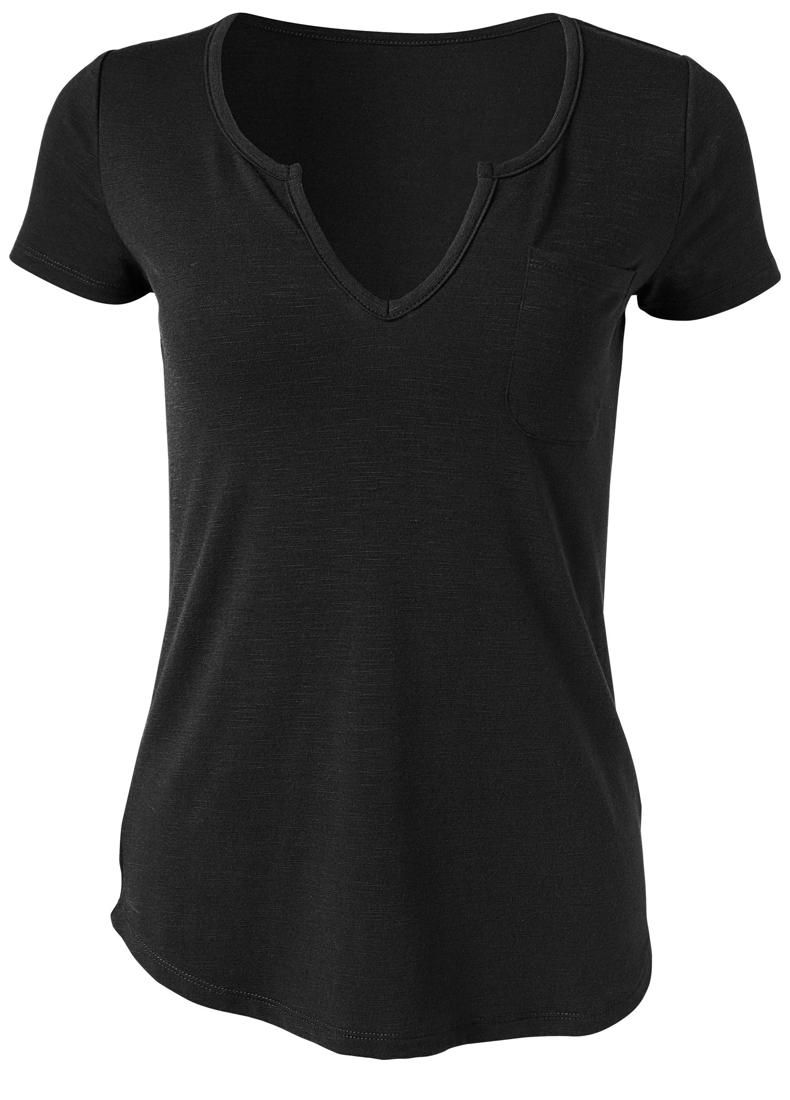 Casual Pocket Tee - Black