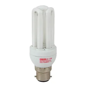 CFL 3U B22 11w Warm White