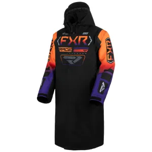 FXR Mens Warm-Up Coat Snowmobile Jacket Black/Orange/Purple