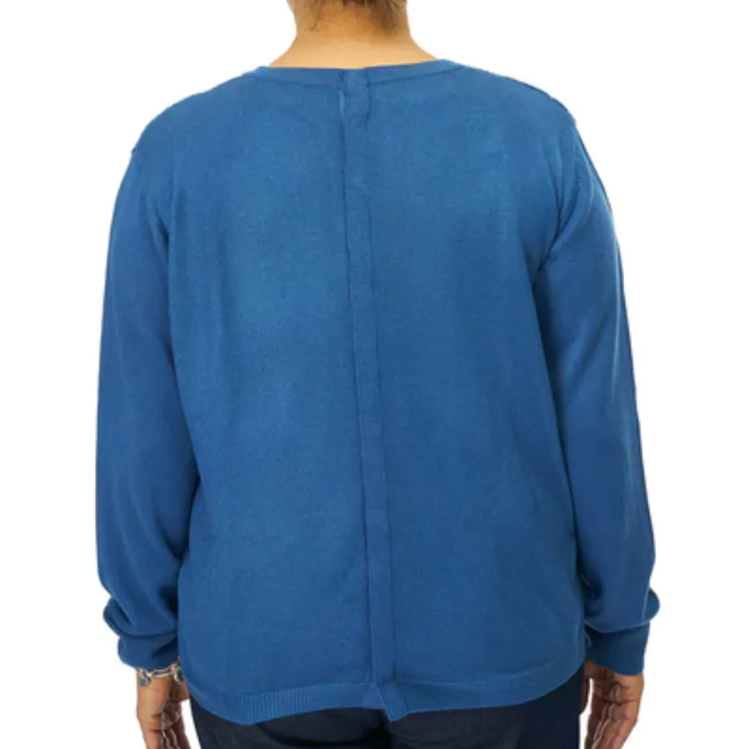 Gillian Adaptive Cardigan - Blue