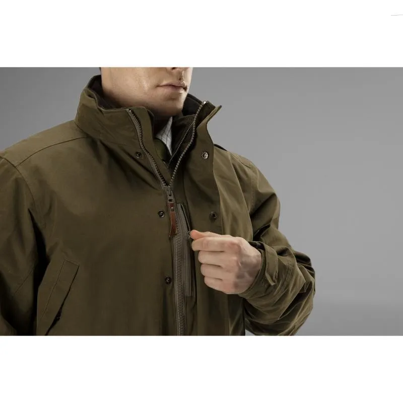 Harkila Retrieve HWS Mens Waterproof Shooting Jacket - Warm Olive