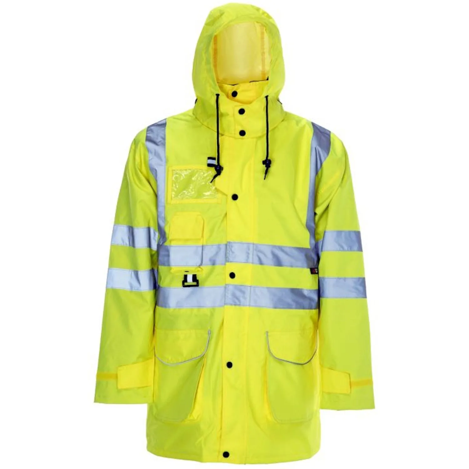 Hi Vis Yellow 7 in 1 Parka