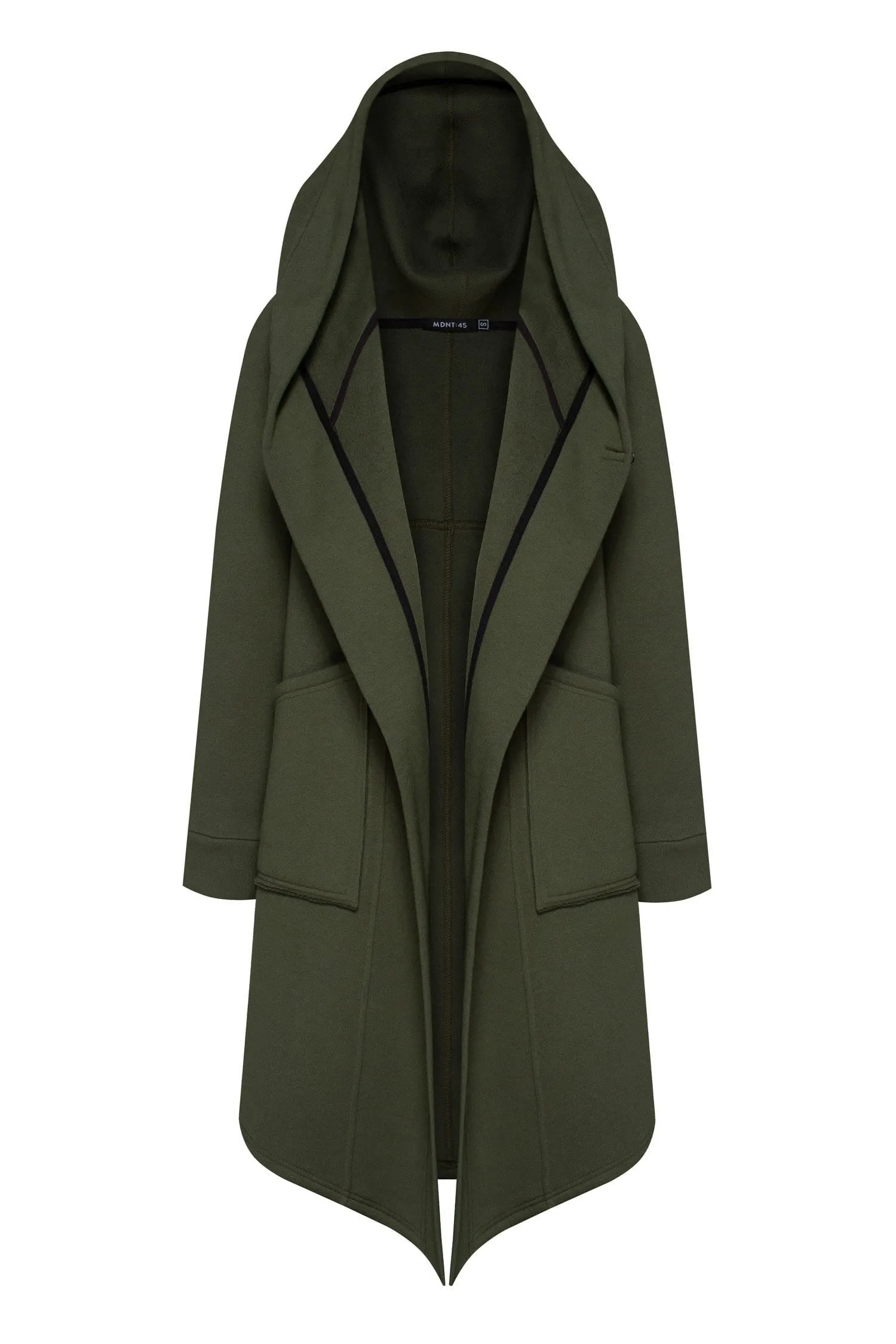 Khaki Hooded Coat