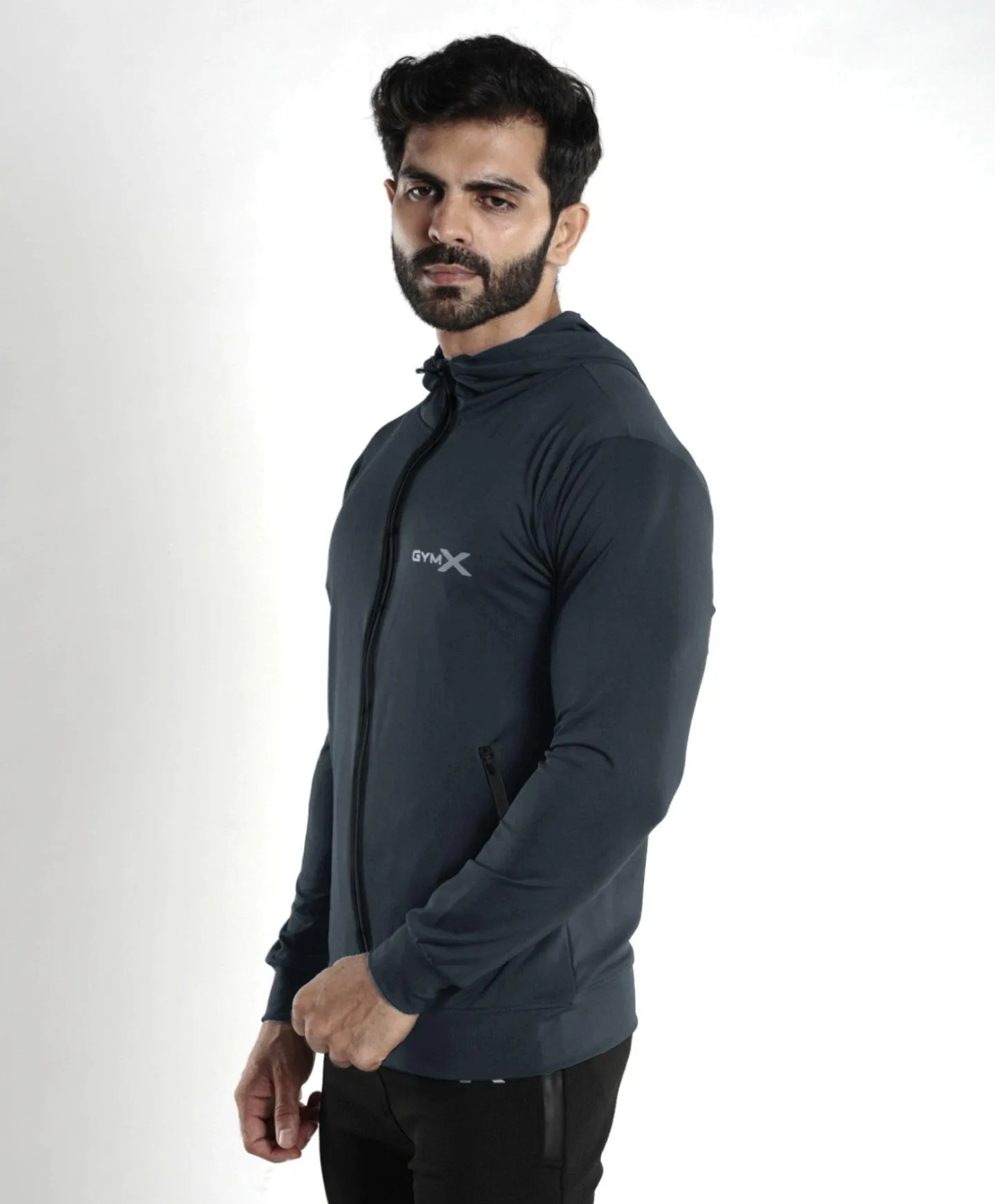 Lancer Muscle Fit Hoodie- Carbon Grey - Sale