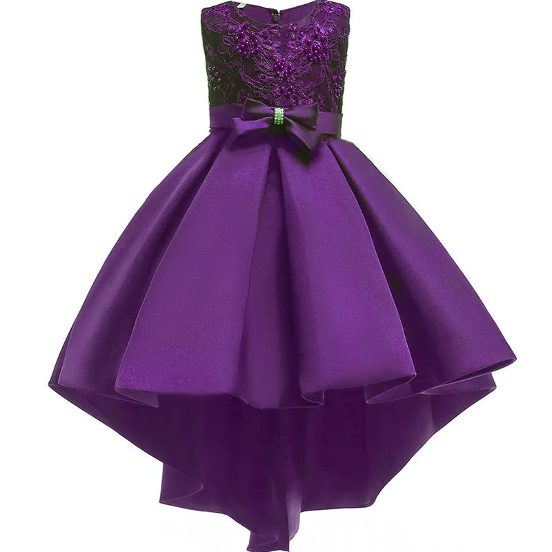 Little Girls Beading Birthday Prom Party Dresses