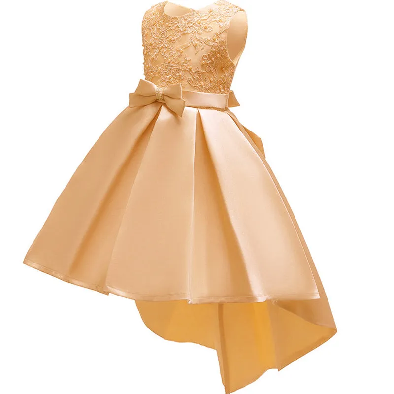 Little Girls Beading Birthday Prom Party Dresses