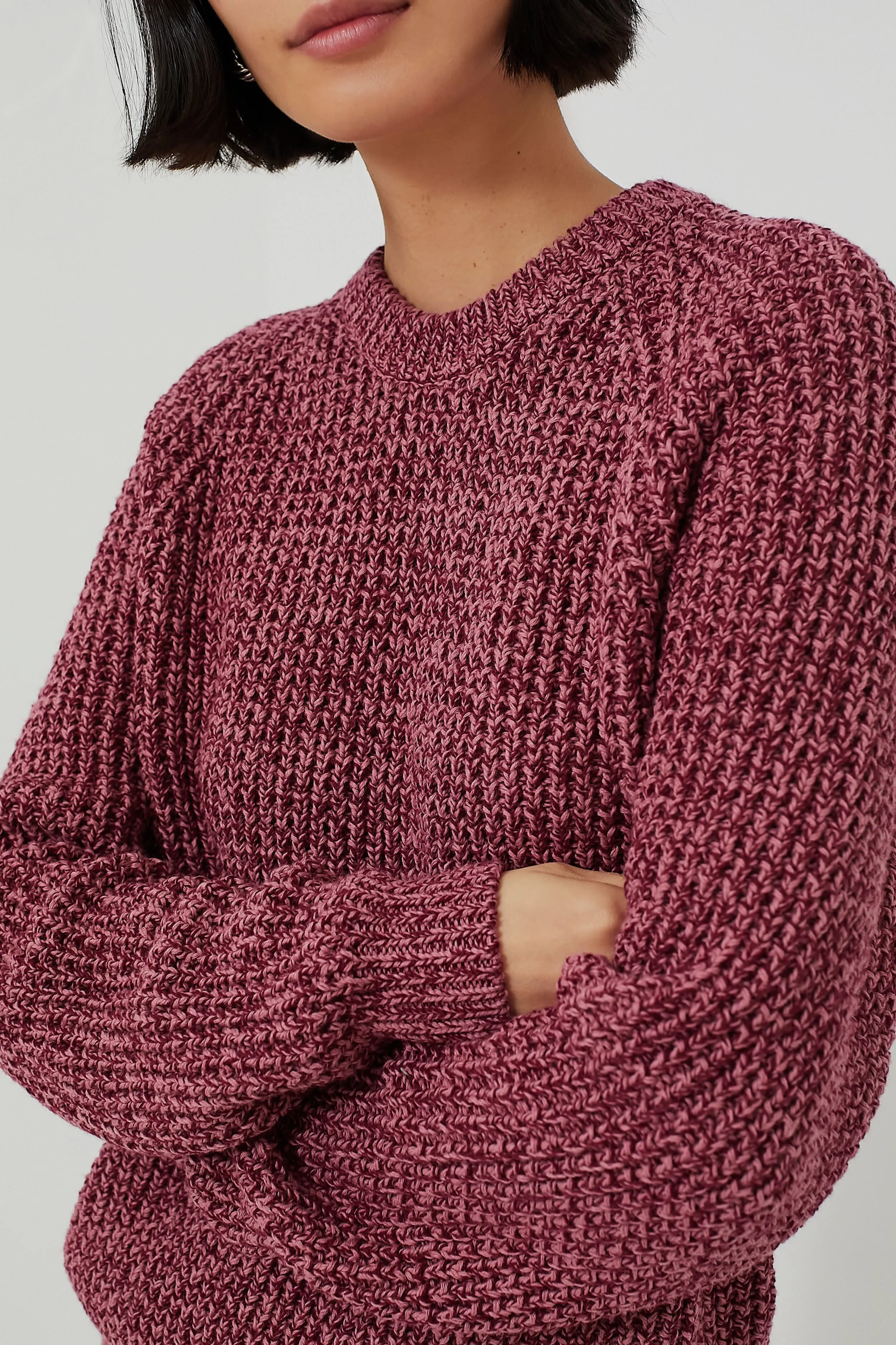 Marled Dusty Rose Ryan Heavy Sweater