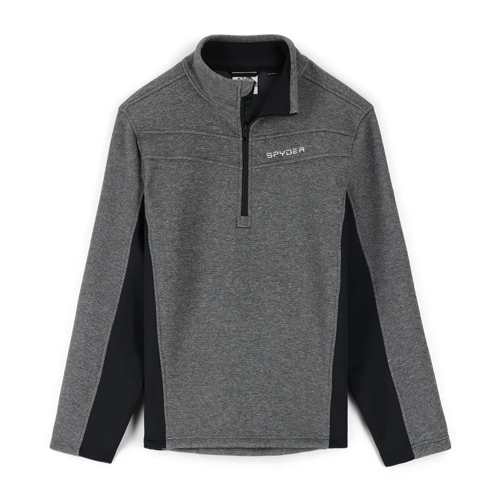 Mens Encore Half Zip - Ebony Black (2022)