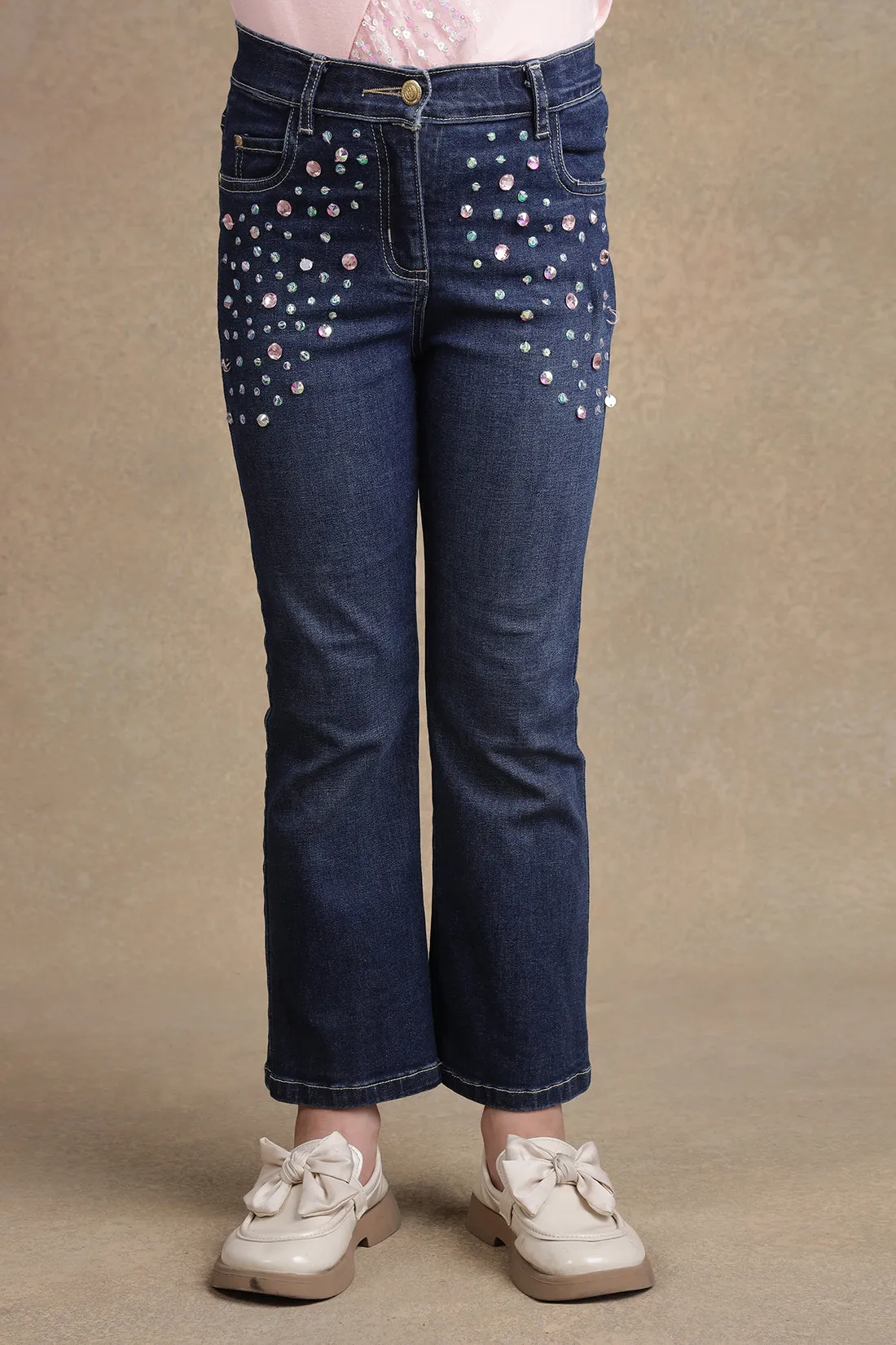 One Friday Kids Girls Blue Denim Jeans