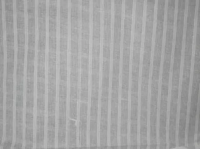 Pure White Cotton Organdy Dimity Stripes~Width 44