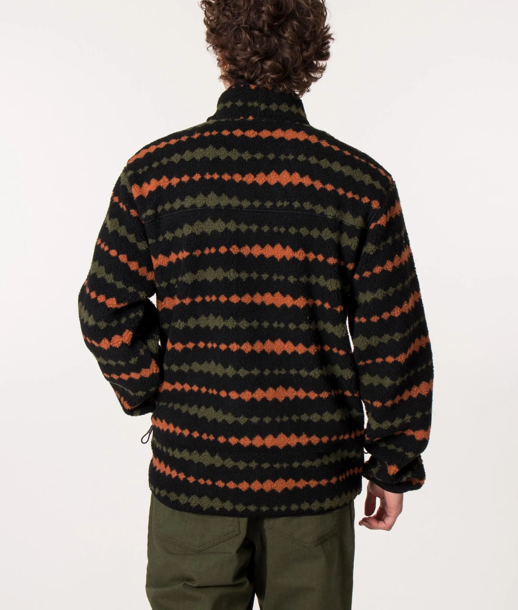 Relaxed Fit Zip Through Falkville Fleece Sweatshirt