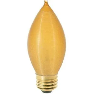 Satco S3416 Incandescent Chandelier C15 Amber