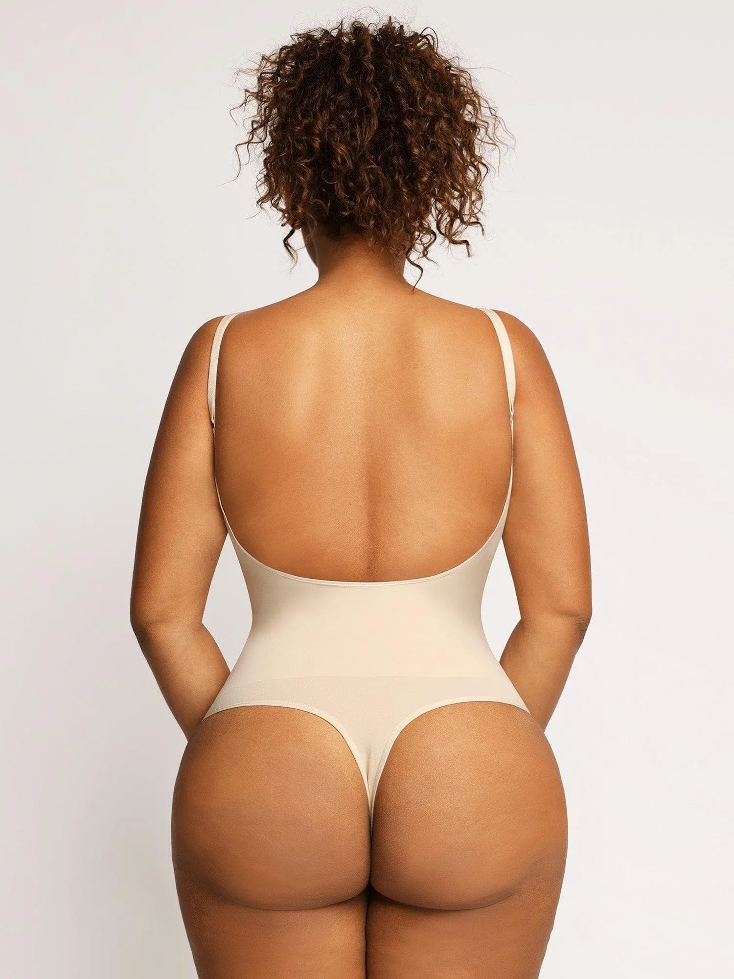 Shapewear Seamless Low Back Tummy Control Thong Bodysuit