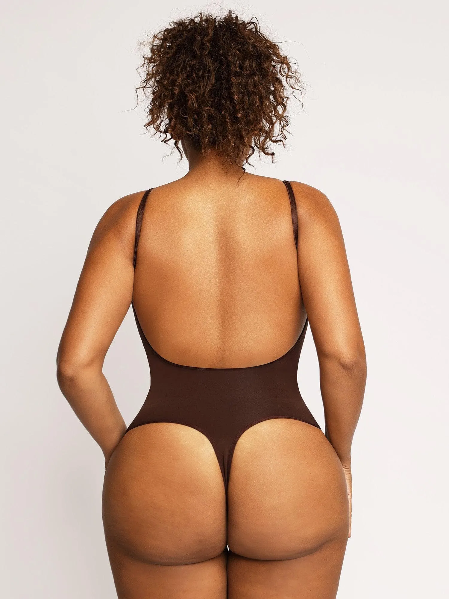 Shapewear Seamless Low Back Tummy Control Thong Bodysuit