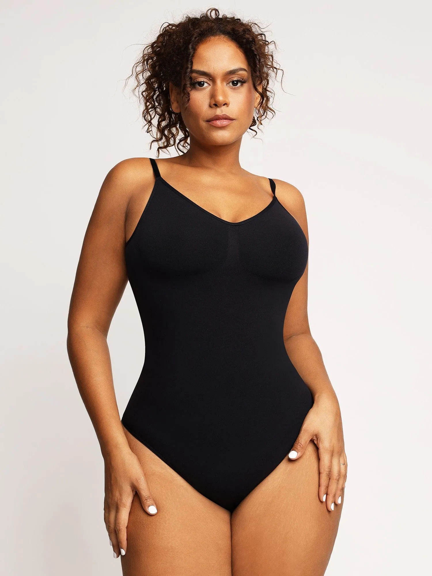 Shapewear Seamless Low Back Tummy Control Thong Bodysuit