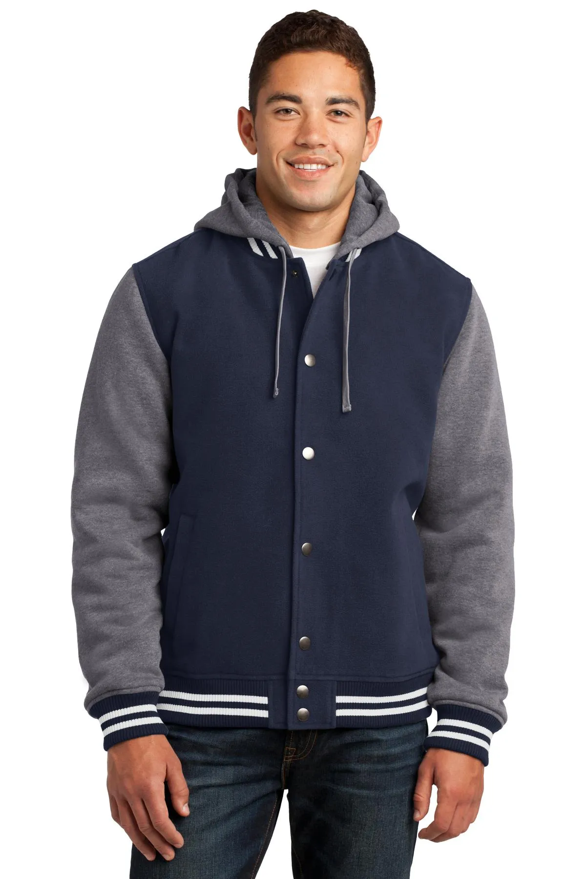 Sport-Tek Insulated Letterman Jacket. JST82