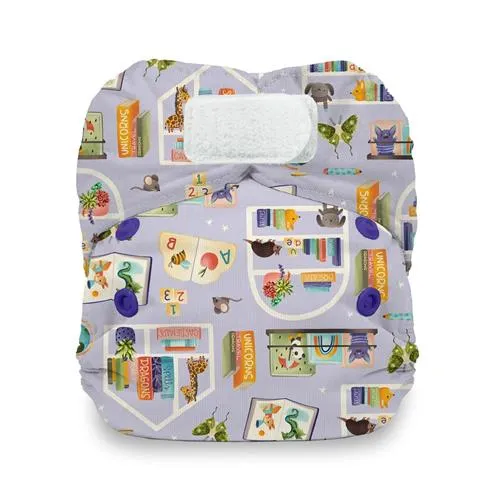 Thirsties Newborn Natural All In One Hook and Loop Cloth Diaper - NB NAIO H/L