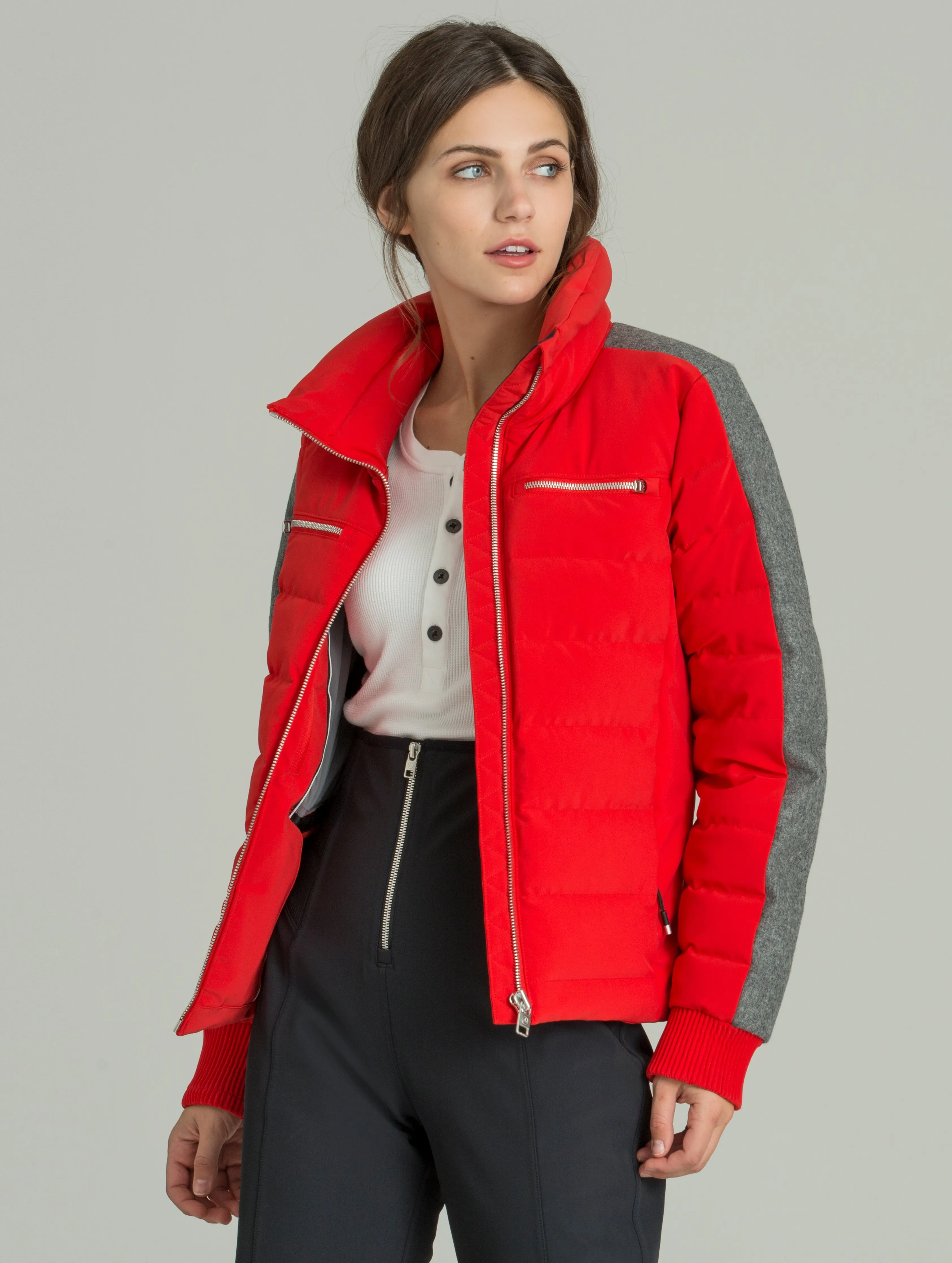 W Nordic Jacket - Racing Red