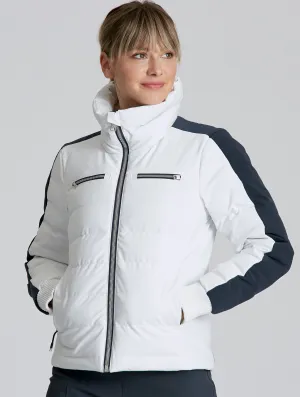 W Nordic Jacket - White/Total Eclipse