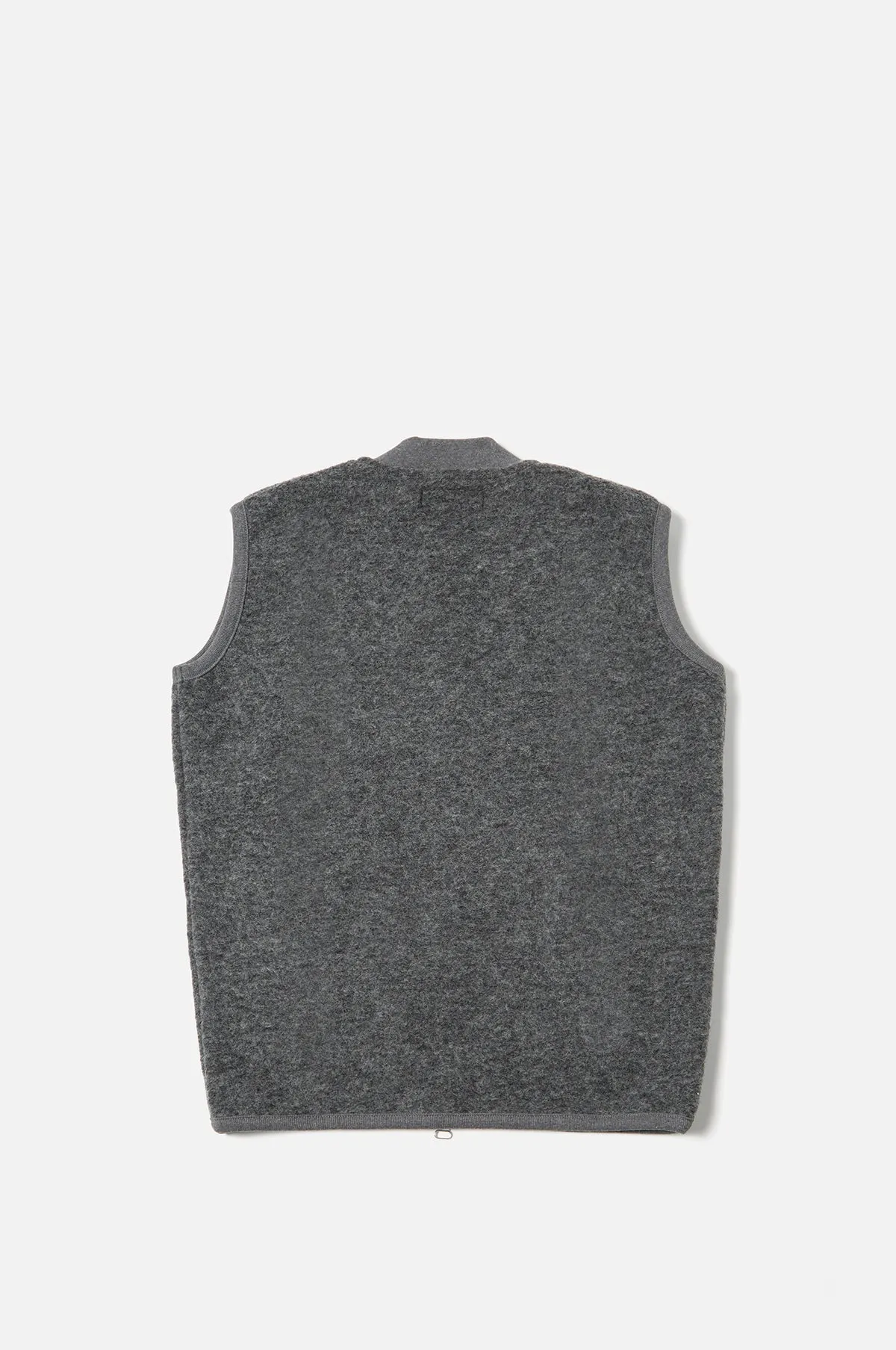 Zip Waistcoat Grey Marl